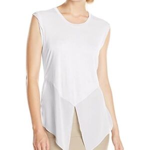 Elegant Cream Sleeveless Top